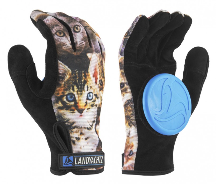 Landyachtz Cat Pattern Slide Gloves